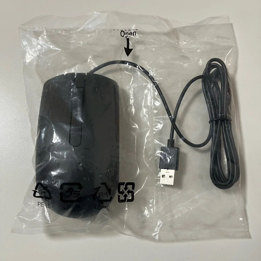 Dell MS116 DP/N 009NK2 Black USB Wired Optical Scroll Mouse